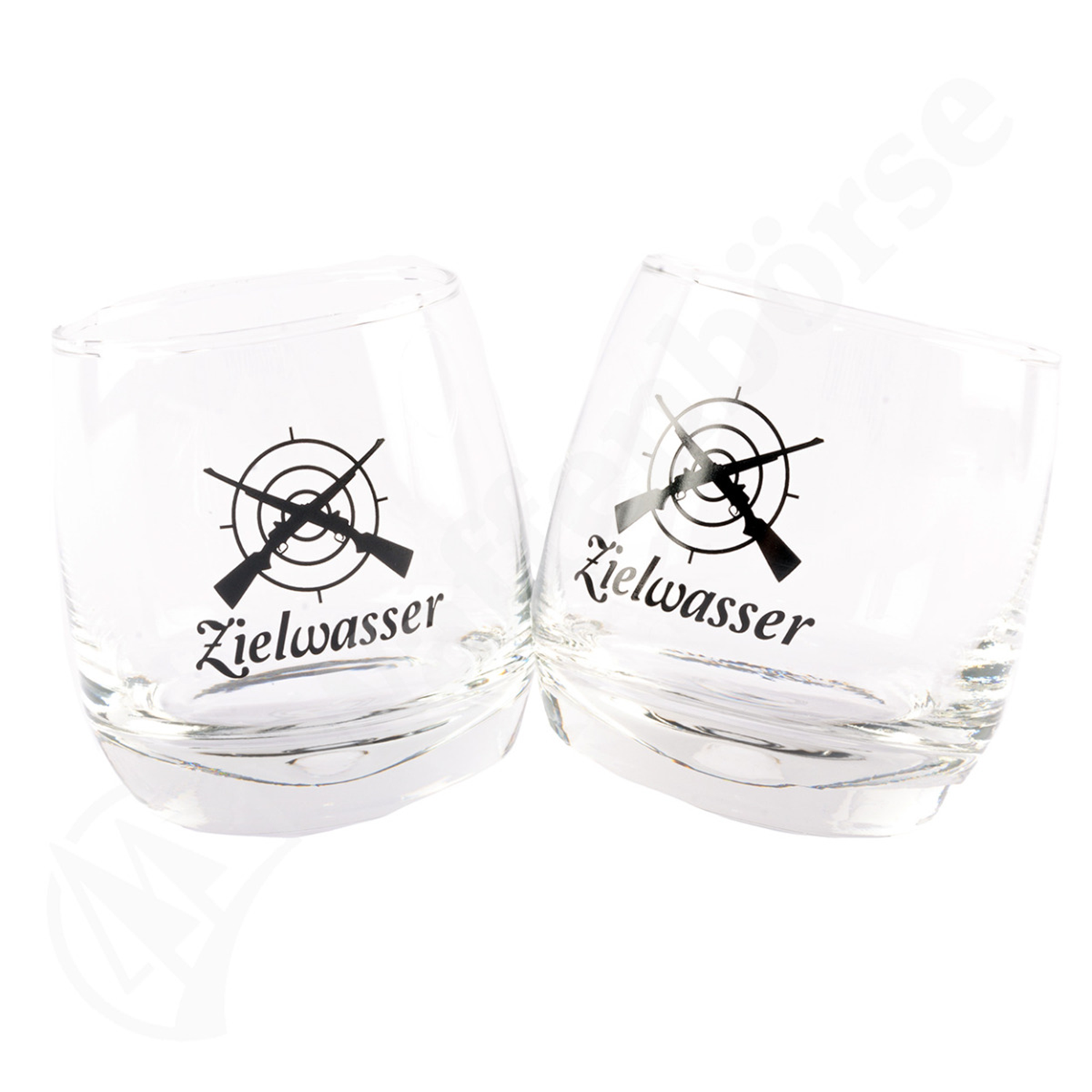 Geschenkset Wackelglas Zielwasser 27cl 2er Set