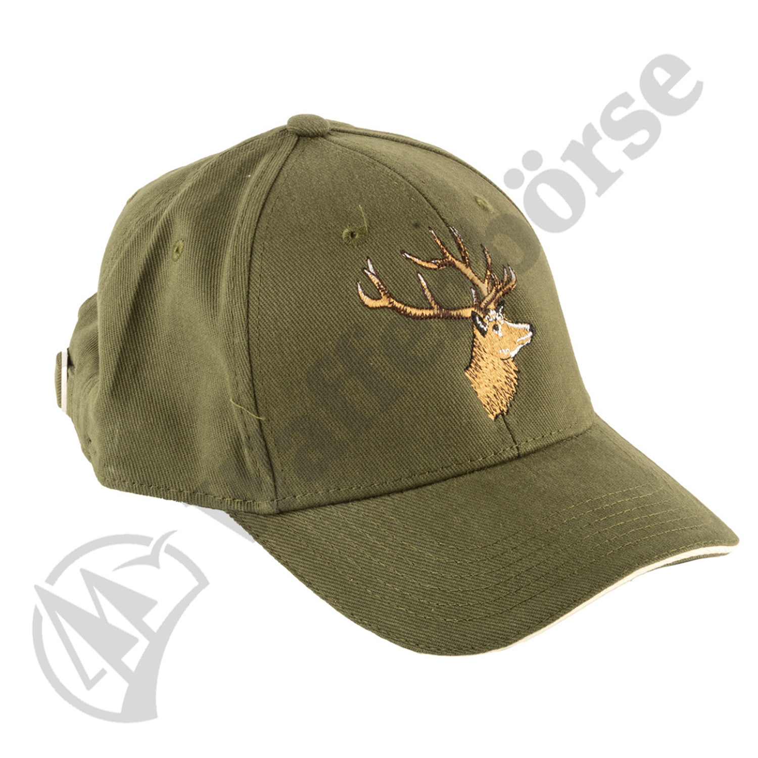 Racing  Mütze - Cap grün Hirsch