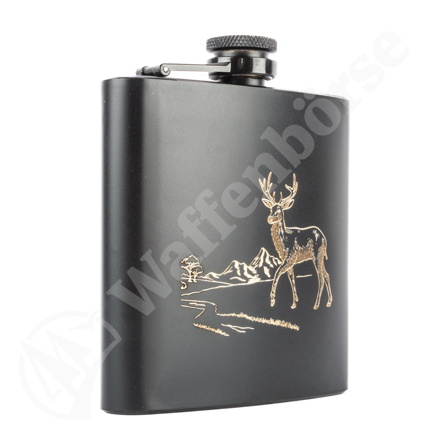 Fritzmann Flachmann Hirsch Schwarz 180