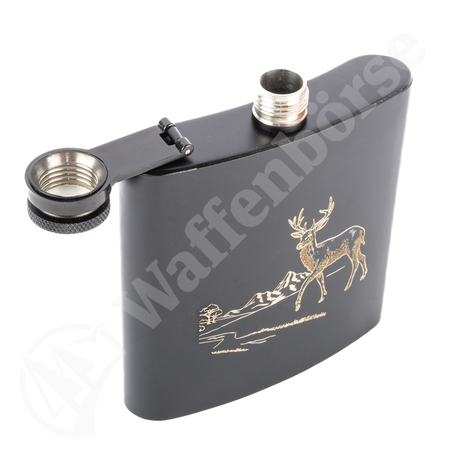 Fritzmann Flachmann Hirsch Schwarz 180