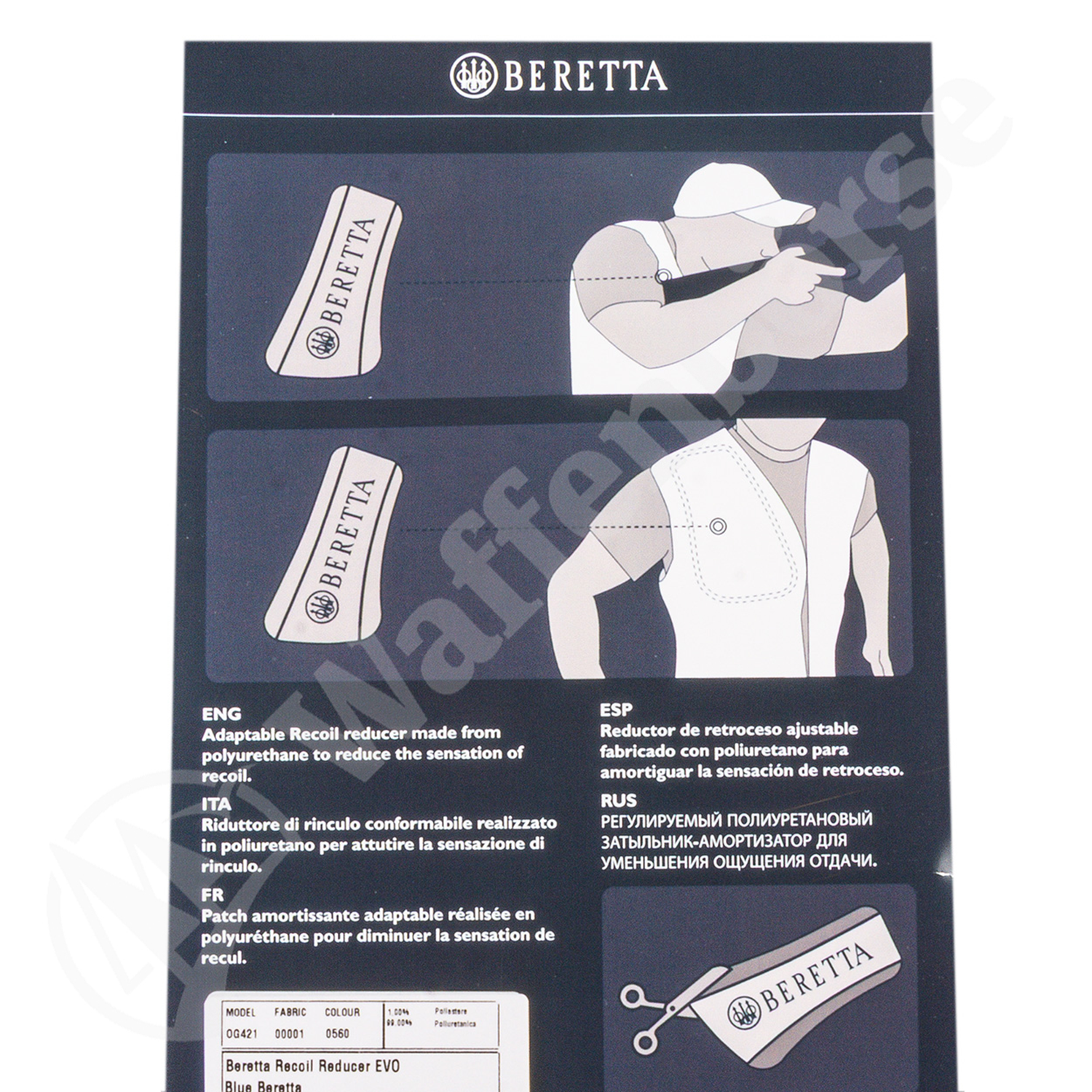 Beretta Rückstossdämpfer Gel-Pad Evo