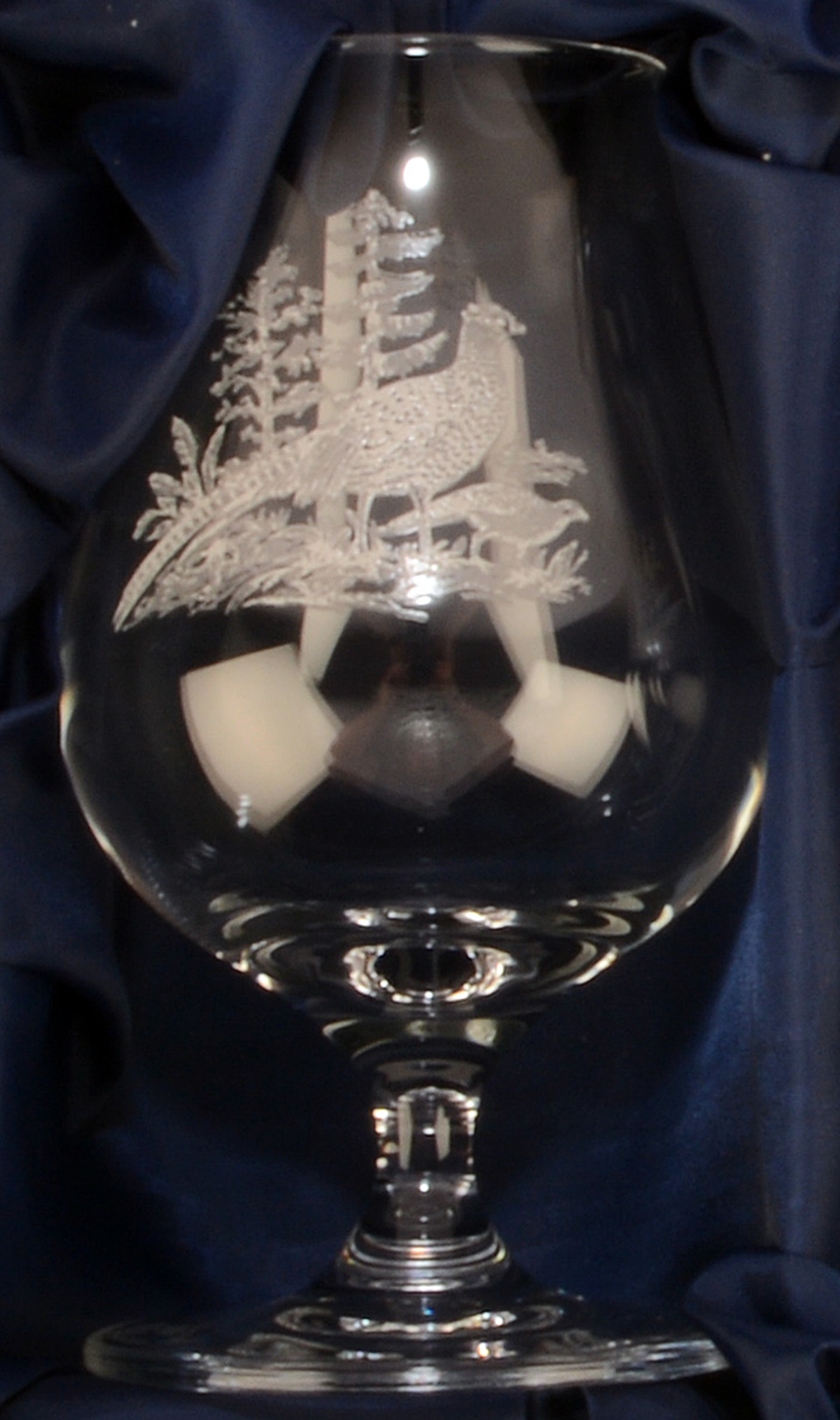 Obst-Brand-Gläser Set - 6 Stück mit Jagdmotiven