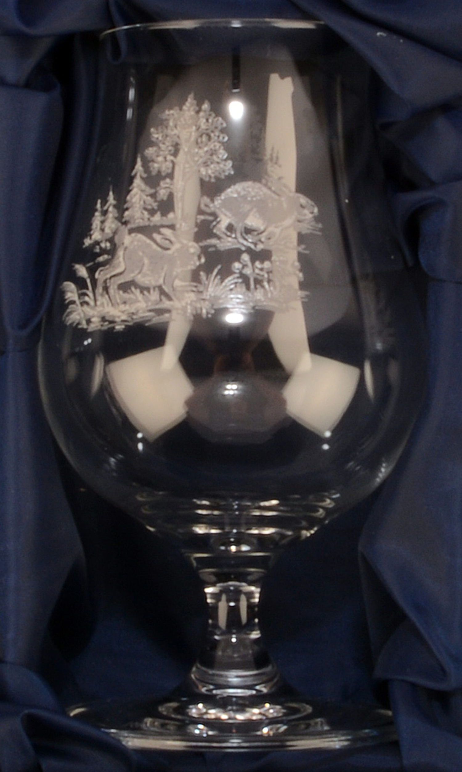 Obst-Brand-Gläser Set - 6 Stück mit Jagdmotiven