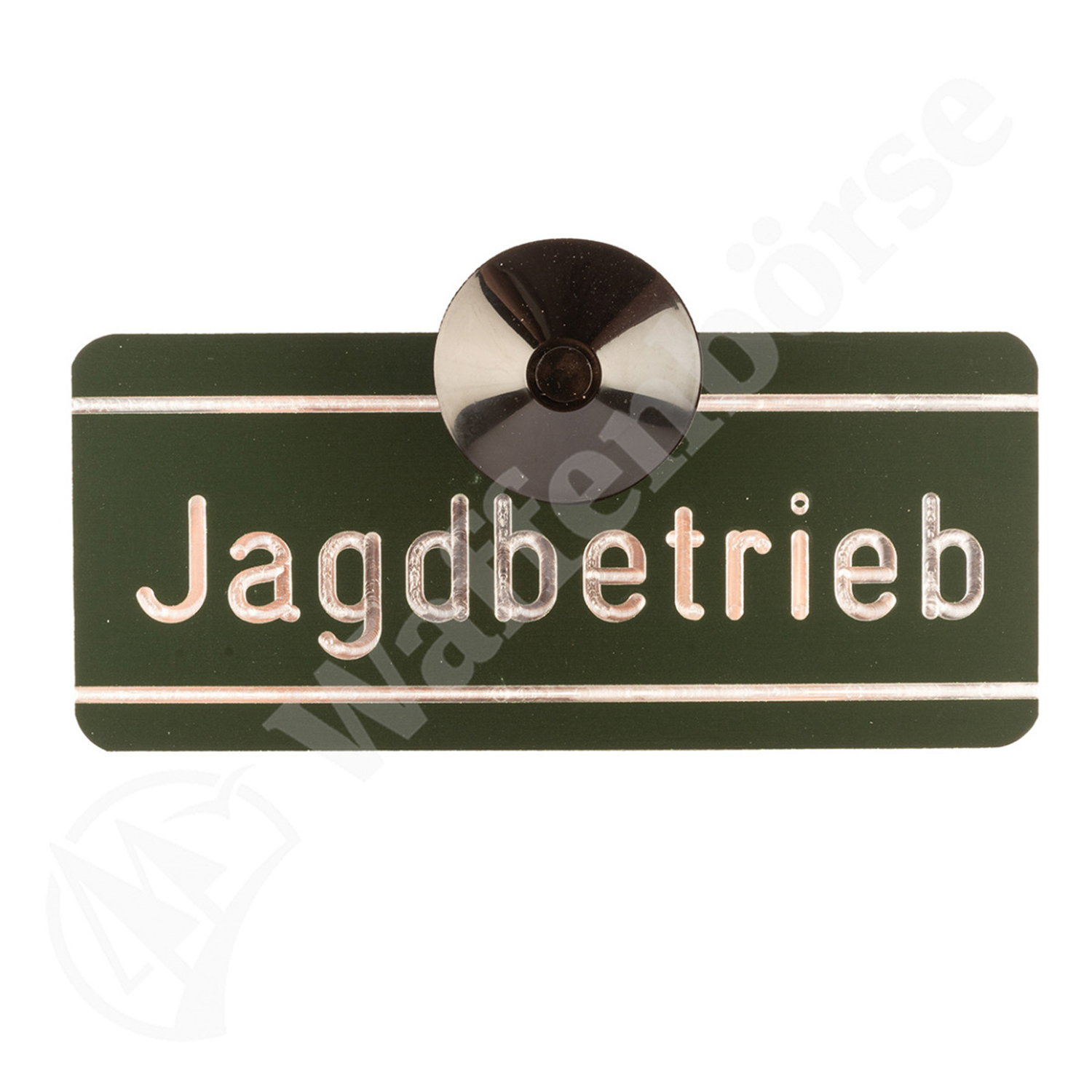 Akah - Alu - Schild Jagdbetrieb