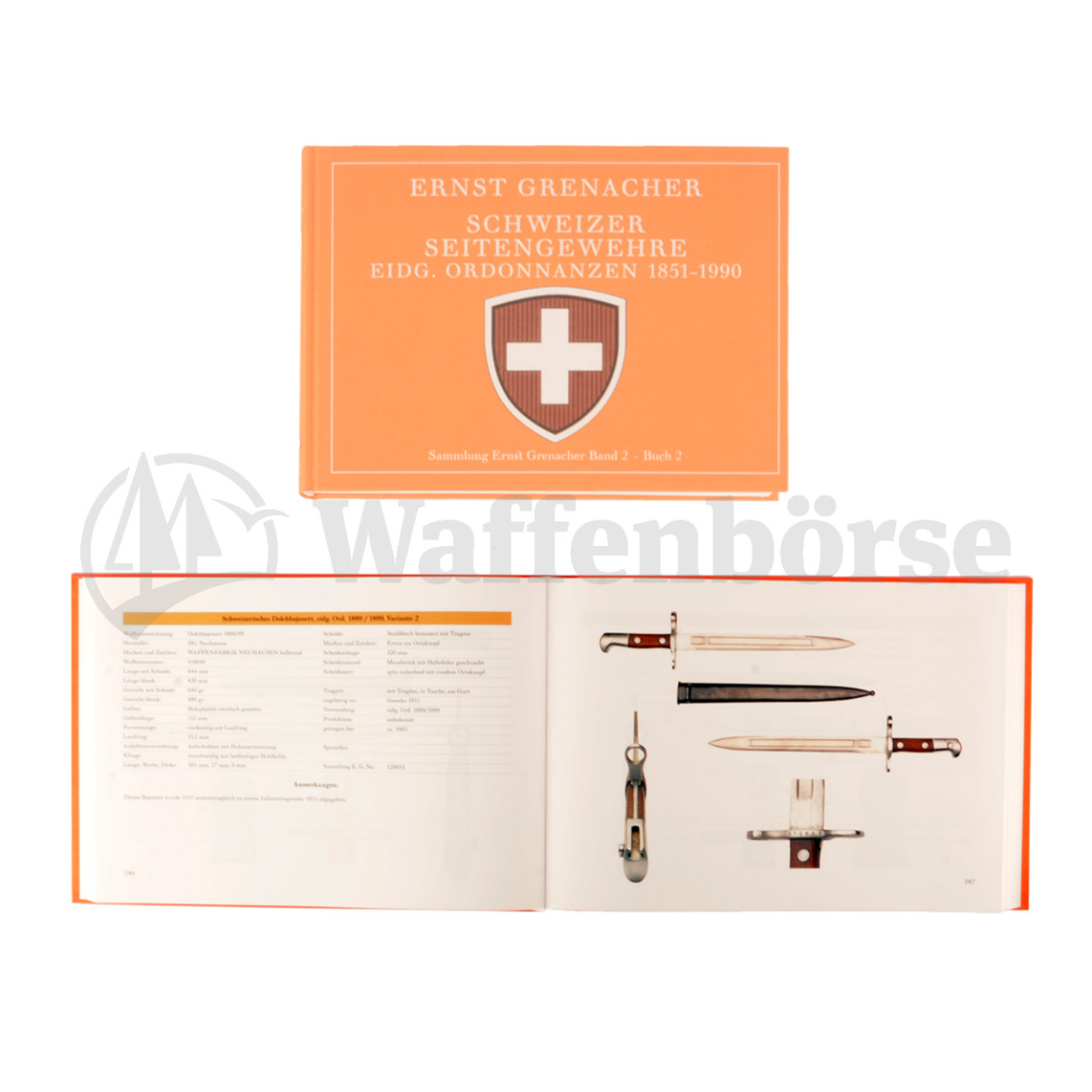 Schweizer Seitengewehre Eidg. Ordonnanzen 1851-1990 . Grenacher Ernst