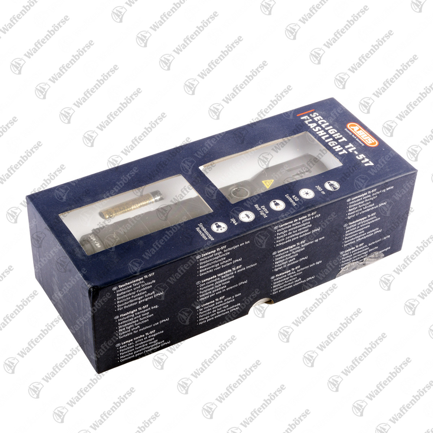 ABUS TL-517 Taschenlampe   inkl. rotes Licht / Strobo